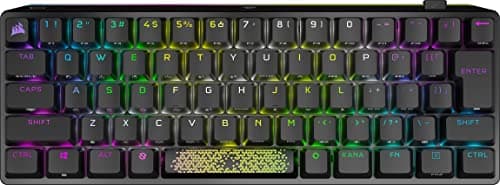 CORSAIR K70 PRO MINI RGB 60% ワイヤレスゲーミングキーボード ホットスワップキーボード ブラック MX SPEED軸