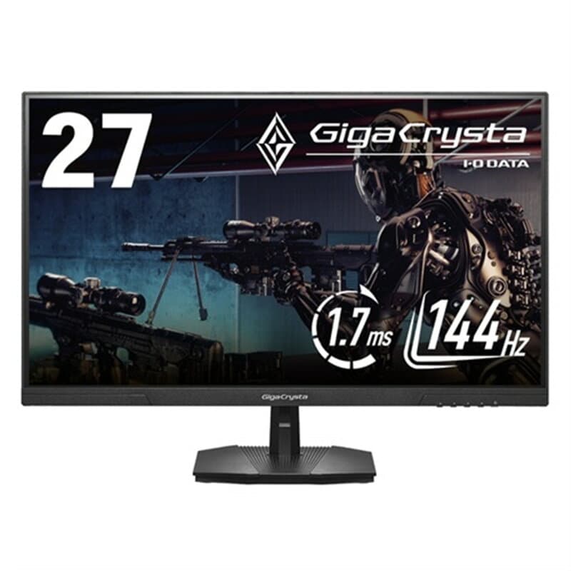I-O DATA（アイ・オー・データ機器） 144Hz対応27型ゲーミングモニター　GigaCrysta LCD-GD272SH/KS ブラック